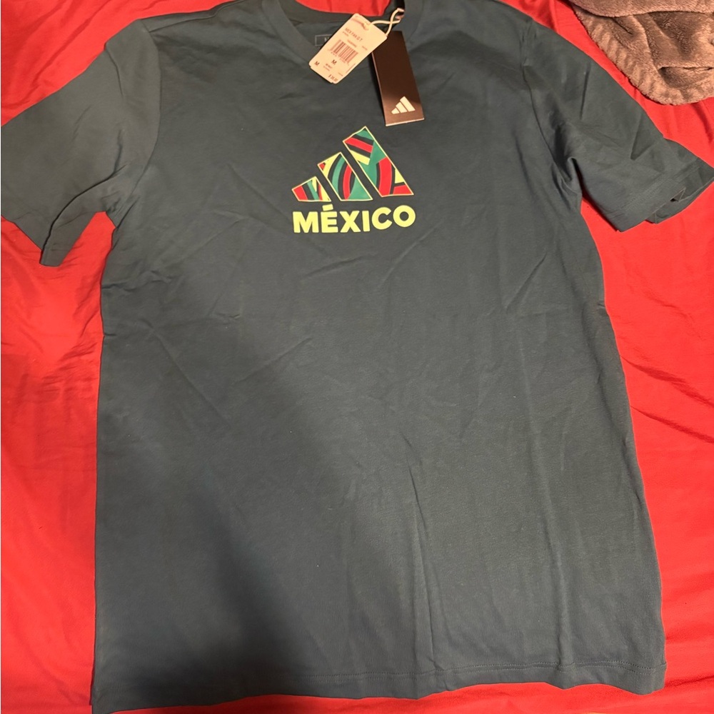 Adidas green Short Sleeve Mexico Tee
